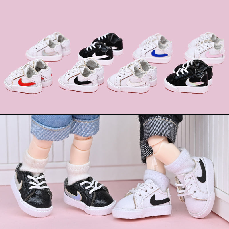 OB11 Doll Shoes Leisure Sports Shoes Casual Shoes Ssuitable For 1/12BJD YMY P9 P10 Body9 Obitsu11 UFDoll Sports Shoe Accessories