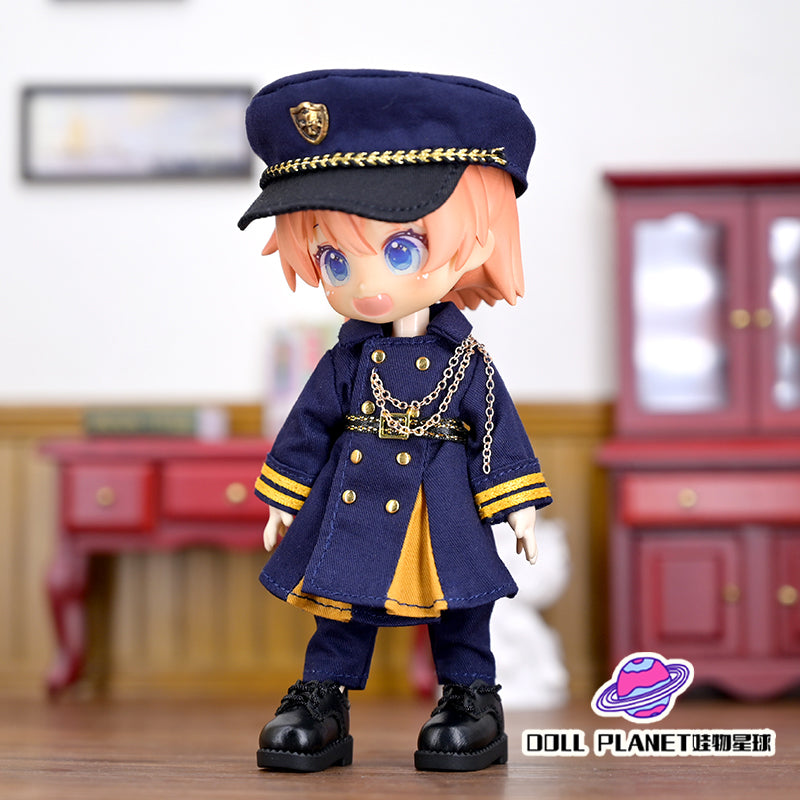 Ob11 Doll Clothes Elegant Uniform Coat Set 1/12BJD Doll Clothes Suitable For P9 YMY GSC UFDoll Tops Accessories Gift