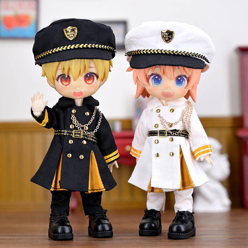 Ob11 Doll Clothes Elegant Uniform Coat Set 1/12BJD Doll Clothes Suitable For P9 YMY GSC UFDoll Tops Accessories Gift