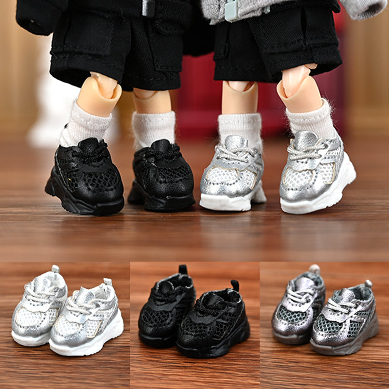 Ob11 Doll Shoes Cool Dad Shoes 1/12BJD Sports Shoes Suitable For Asi2.0 P9 P10 YMY Obitsu11 UFDoll Molly GSC Body Doll Clothes Gifts Accessories