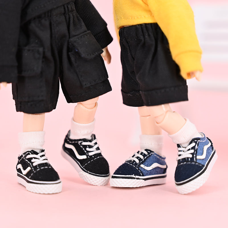 Ob11 Doll Shoes Casual plate shoes Skateboard shoes Obitsu11 Suitable For GSC UFDoll YMY P9 P10 Molly 1/12BJD Doll Sneakers Shoes Accessories