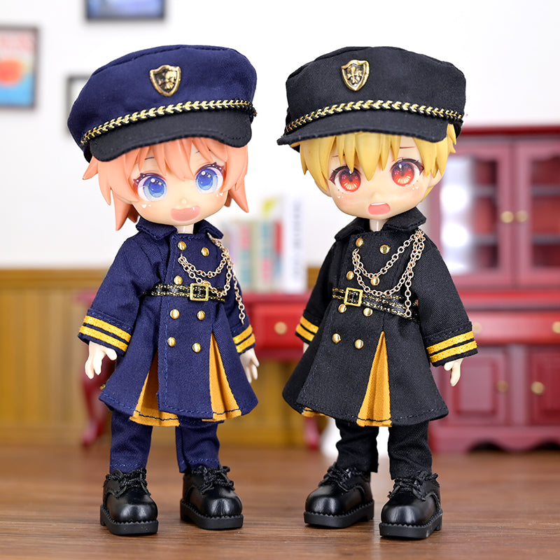Ob11 Doll Clothes Elegant Uniform Coat Set 1/12BJD Doll Clothes Suitable For P9 YMY GSC UFDoll Tops Accessories Gift