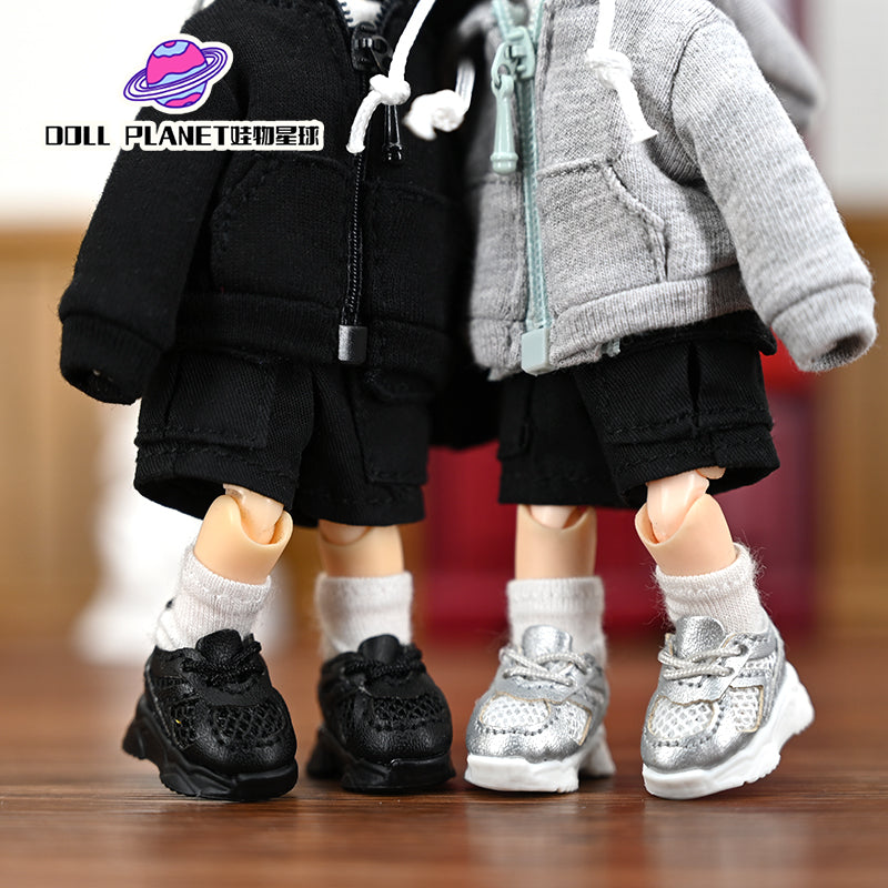 Ob11 Doll Shoes Cool Dad Shoes 1/12BJD Sports Shoes Suitable For Asi2.0 P9 P10 YMY Obitsu11 UFDoll Molly GSC Body Doll Clothes Gifts Accessories