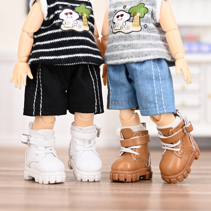 Ob11 Doll Shoes Martin Boots Obitsu11 Suitable For 12 Points Doll GSC Shoes P9 P10 UFDoll Ashi 2.0 YMY High-top Shoes Doll Shoes Accessories Gift