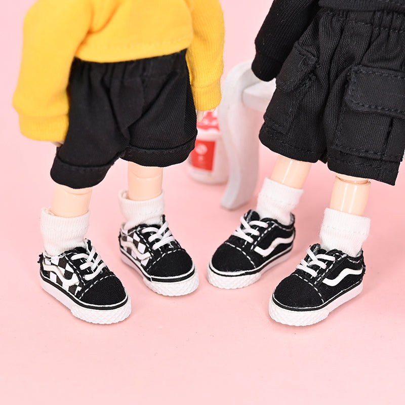 Ob11 Doll Shoes Casual plate shoes Skateboard shoes Obitsu11 Suitable For GSC UFDoll YMY P9 P10 Molly 1/12BJD Doll Sneakers Shoes Accessories