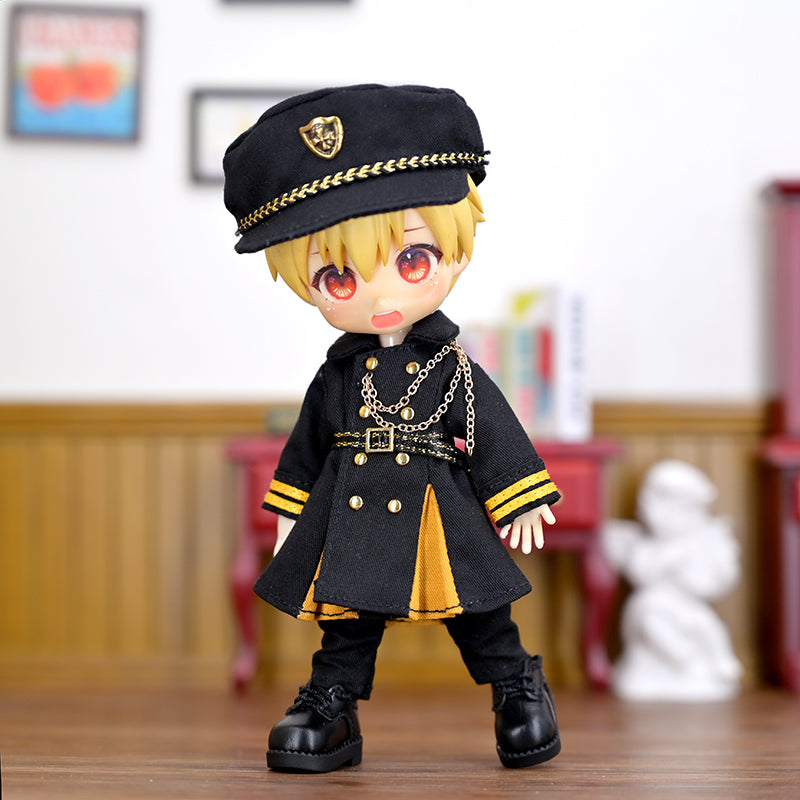 Ob11 Doll Clothes Elegant Uniform Coat Set 1/12BJD Doll Clothes Suitable For P9 YMY GSC UFDoll Tops Accessories Gift