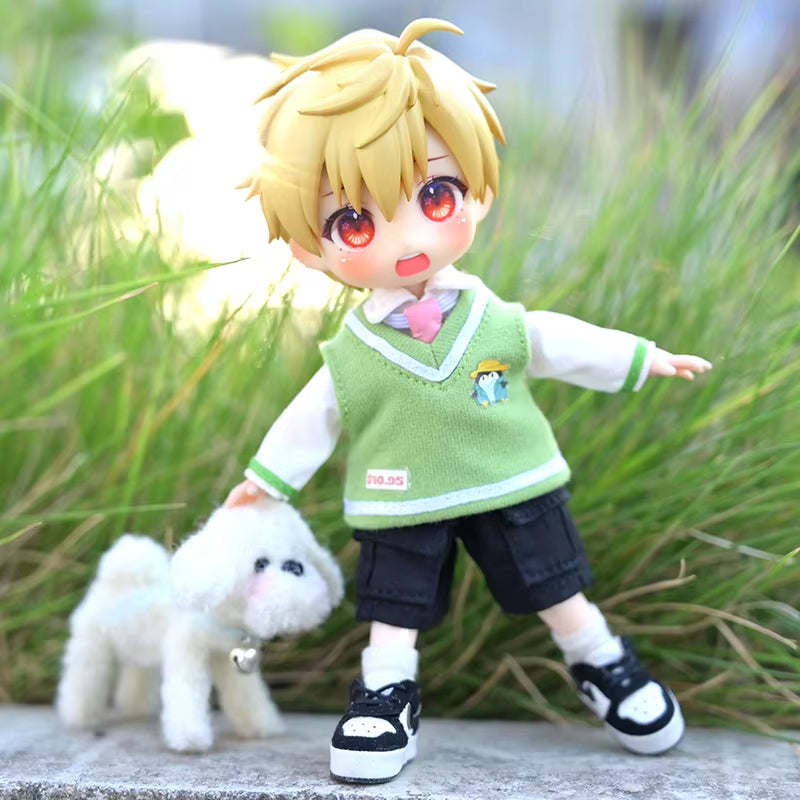 Ob11 Doll Clothes World Famous Painting Collection Single Piece Top Vest For GSC YMY 1/12BJD Molly Ufdoll Obitsu11 Doll Clothes