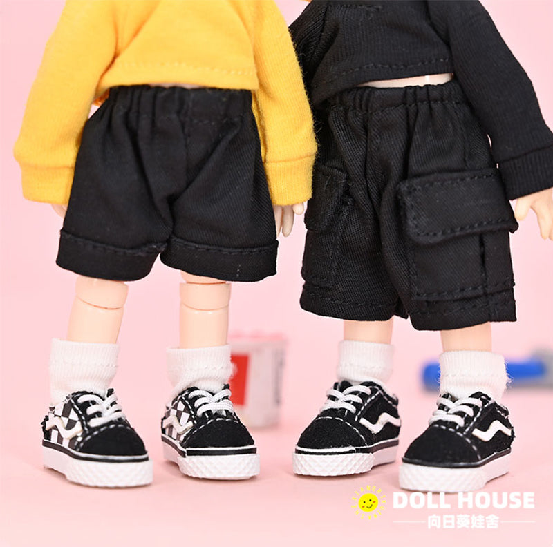 Ob11 Doll Shoes Casual plate shoes Skateboard shoes Obitsu11 Suitable For GSC UFDoll YMY P9 P10 Molly 1/12BJD Doll Sneakers Shoes Accessories