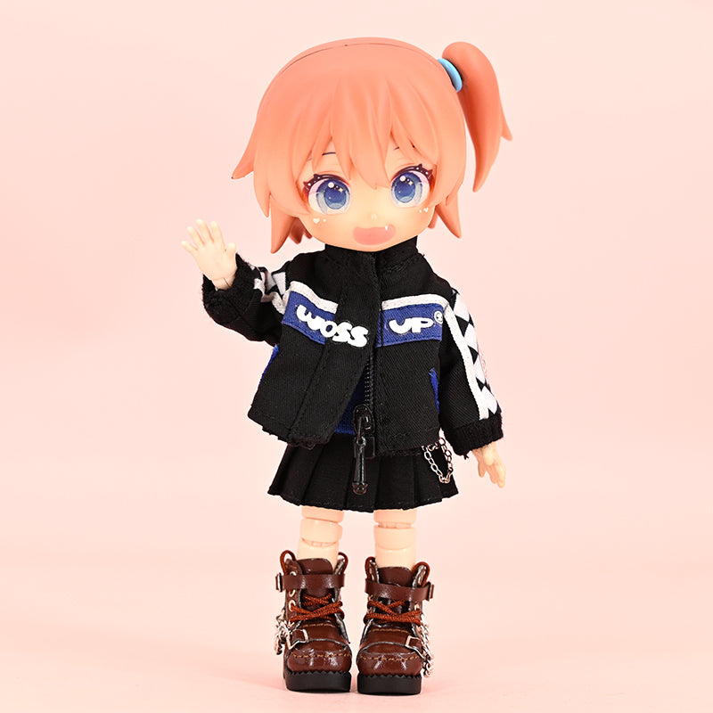 OB11 Doll Shoes Cool Motorcycle Boots Suitable For P9 Body 1/12BJD Obitsu11 P10 YMY UFDoll Asi2.0 Boot Accessories Gift