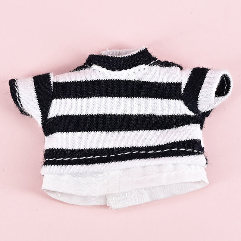 Ob11 Doll Clothes SKnitted Patchwork T-shirt Suitable For 12 Points Doll GSC Molly P9 P10 YMY UFDoll Obitsu11 Doll Clothes Tops Accessories Gifts