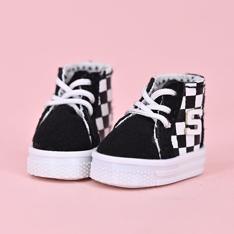 Ob11 Doll Shoes Trendy Cool Casual Board Shoes Suitable For 12 Points Doll Sports Shoes Molly GSC YMY P9 P10 UFDOLL High-top Shoes Doll Shoes Accessories