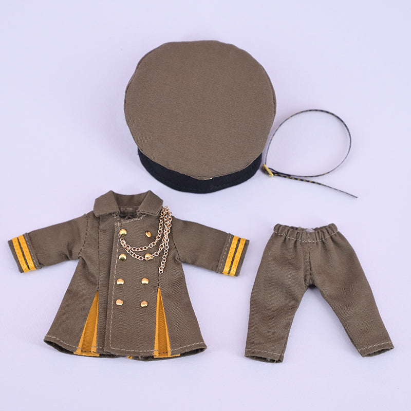 Ob11 Doll Clothes Elegant Uniform Coat Set 1/12BJD Doll Clothes Suitable For P9 YMY GSC UFDoll Tops Accessories Gift