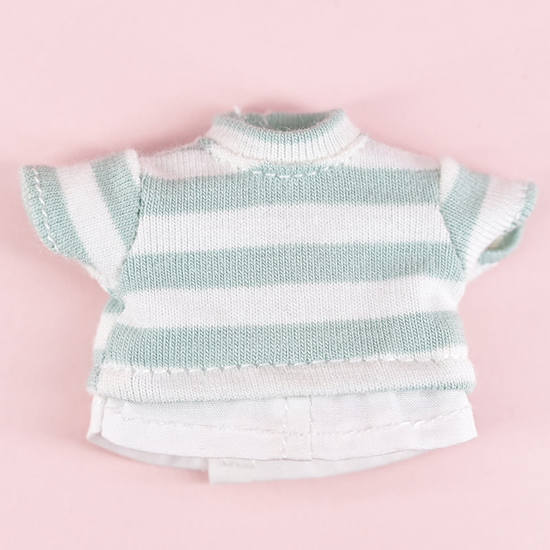 Ob11 Doll Clothes SKnitted Patchwork T-shirt Suitable For 12 Points Doll GSC Molly P9 P10 YMY UFDoll Obitsu11 Doll Clothes Tops Accessories Gifts