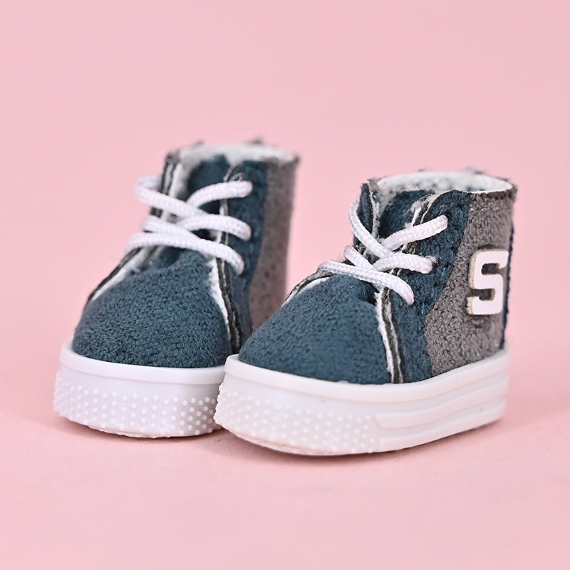Ob11 Doll Shoes Trendy Cool Casual Board Shoes Suitable For 12 Points Doll Sports Shoes Molly GSC YMY P9 P10 UFDOLL High-top Shoes Doll Shoes Accessories